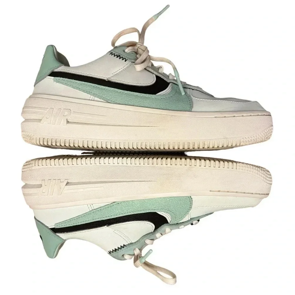 Nike Air Force 1 Low PLT.AF.ORM Sneakers Size 8 Barely Green Brown Mint Y2K